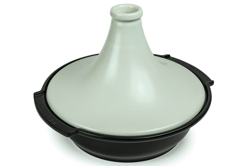 Plat à tajine Peugeot Atlas en céramique vert sauge diamètre 30cm