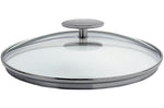 Set de cuisson Cristel Mutine amovible sauteuse 28cm + couvercle Platine + 2 anses framboise