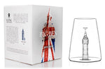 Verre à spiritueux long Alaskan Maker Iconic Monuments Big Ben en verre cristallin
