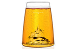Verre à spiritueux long Alaskan Maker Iconic Monuments Mont Saint-Michel en verre cristallin