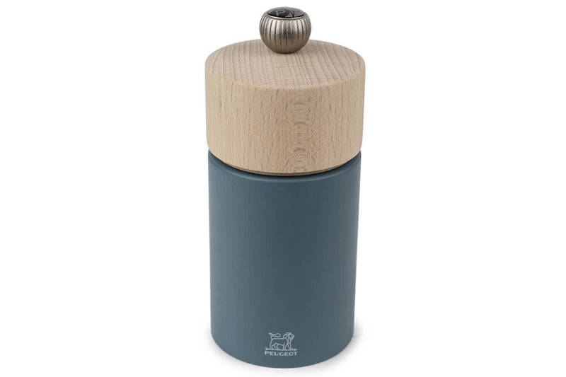 Moulin à poivre manuel Peugeot Boréal en bois Bleu Céleste - 12 cm