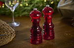 Coffret cadeau 2 moulins Peugeot Podium en acrylique rouge 18cm