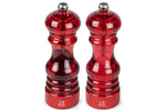 Coffret cadeau 2 moulins Peugeot Podium en acrylique rouge 18cm