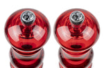 Coffret cadeau 2 moulins Peugeot Podium en acrylique rouge 18cm