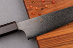 Couteau santoku 17cm japonais artisanal Yuzo Kurogane Damas VG10
