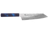 Couteau kiritsuke japonais 19cm Sakai Takayuki Nanairo Blue Damas VG10