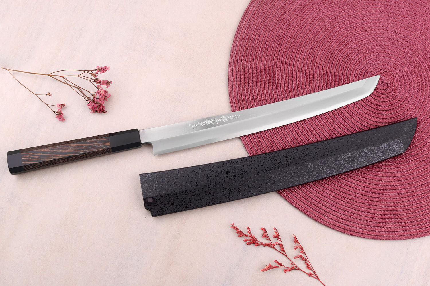 Couteau sakimaru 30cm japonais artisanal Sakai Takayuki Zangetsu