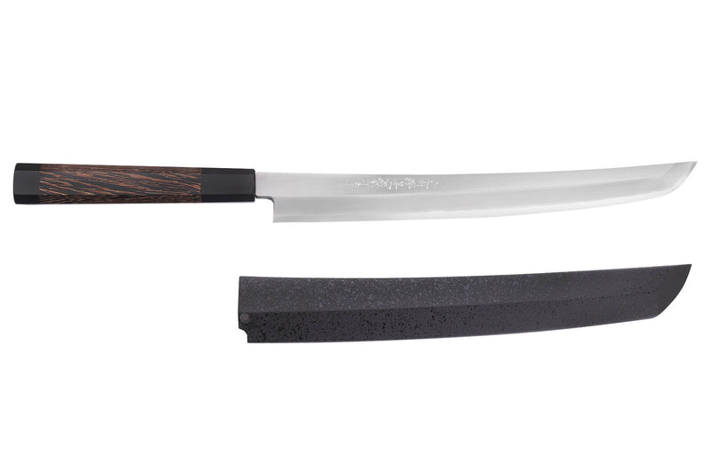 Couteau sakimaru 30cm japonais artisanal Sakai Takayuki Zangetsu