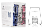 Verre à spiritueux long Alaskan Maker Iconic Monuments Notre Dame de Paris en verre cristallin