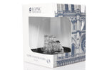 Verre à spiritueux long Alaskan Maker Iconic Monuments Notre Dame de Paris en verre cristallin