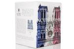 Verre à spiritueux long Alaskan Maker Iconic Monuments Notre Dame de Paris en verre cristallin