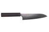 Couteau santoku 17cm japonais artisanal Yuzo Kurogane Damas VG10