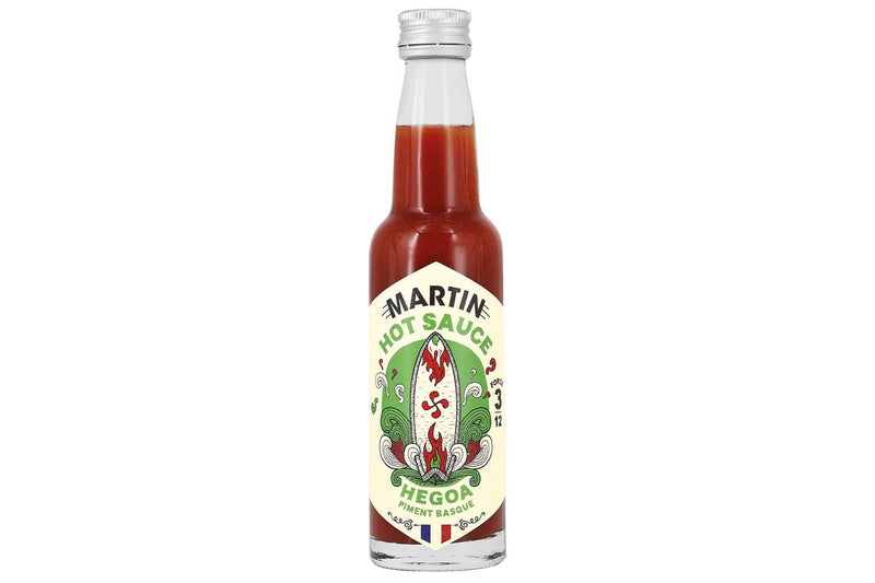 Sauce Martin Hegoa force 3/12 piment Gorria 100g