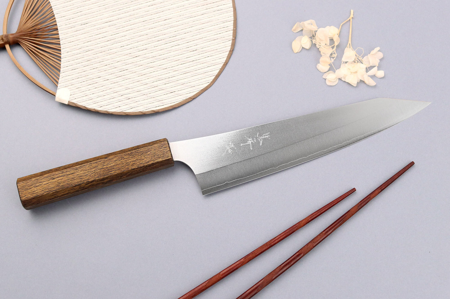 Couteau de chef 21cm japonais artisanal Yu Kurosaki Gekko San Maï