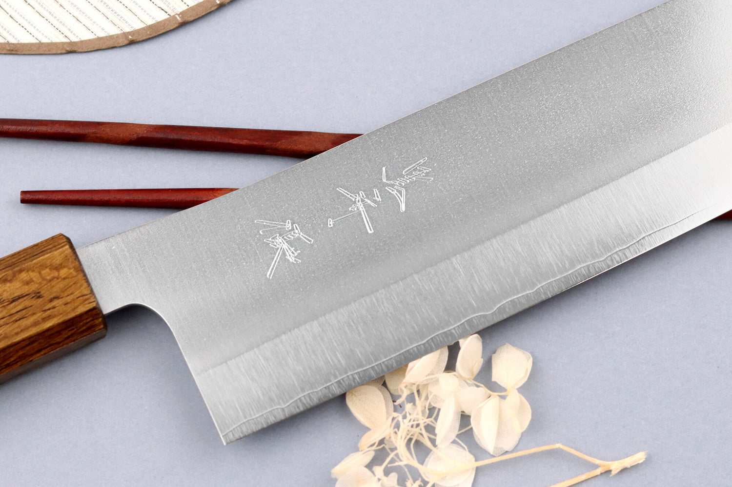 Couteau nakiri 16,5cm japonais artisanal Yu Kurosaki Gekko San Maï