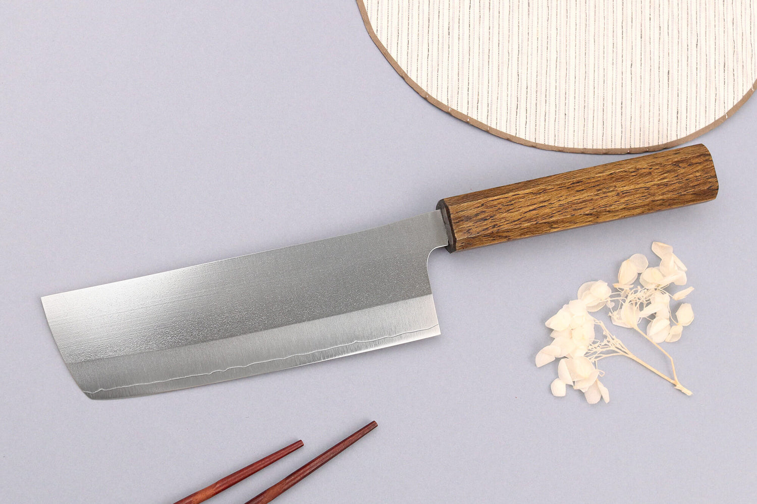Couteau nakiri 16,5cm japonais artisanal Yu Kurosaki Gekko San Maï