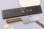 Couteau nakiri 16,5cm japonais artisanal Yu Kurosaki Gekko San Maï