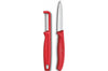 Set 1 couteau + 1 éplucheur Victorinox SwissClassic rouge