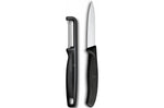 Set 1 couteau + 1 éplucheur Victorinox SwissClassic noir