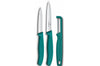 Set 2 couteaux + 1 éplucheur Victorinox SwissClassic vert