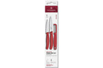Set 2 couteaux + 1 éplucheur Victorinox SwissClassic rouge