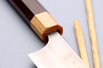 Couteau sujihiki japonais artisanal Yoshimi Kato AS Nashiji 27cm