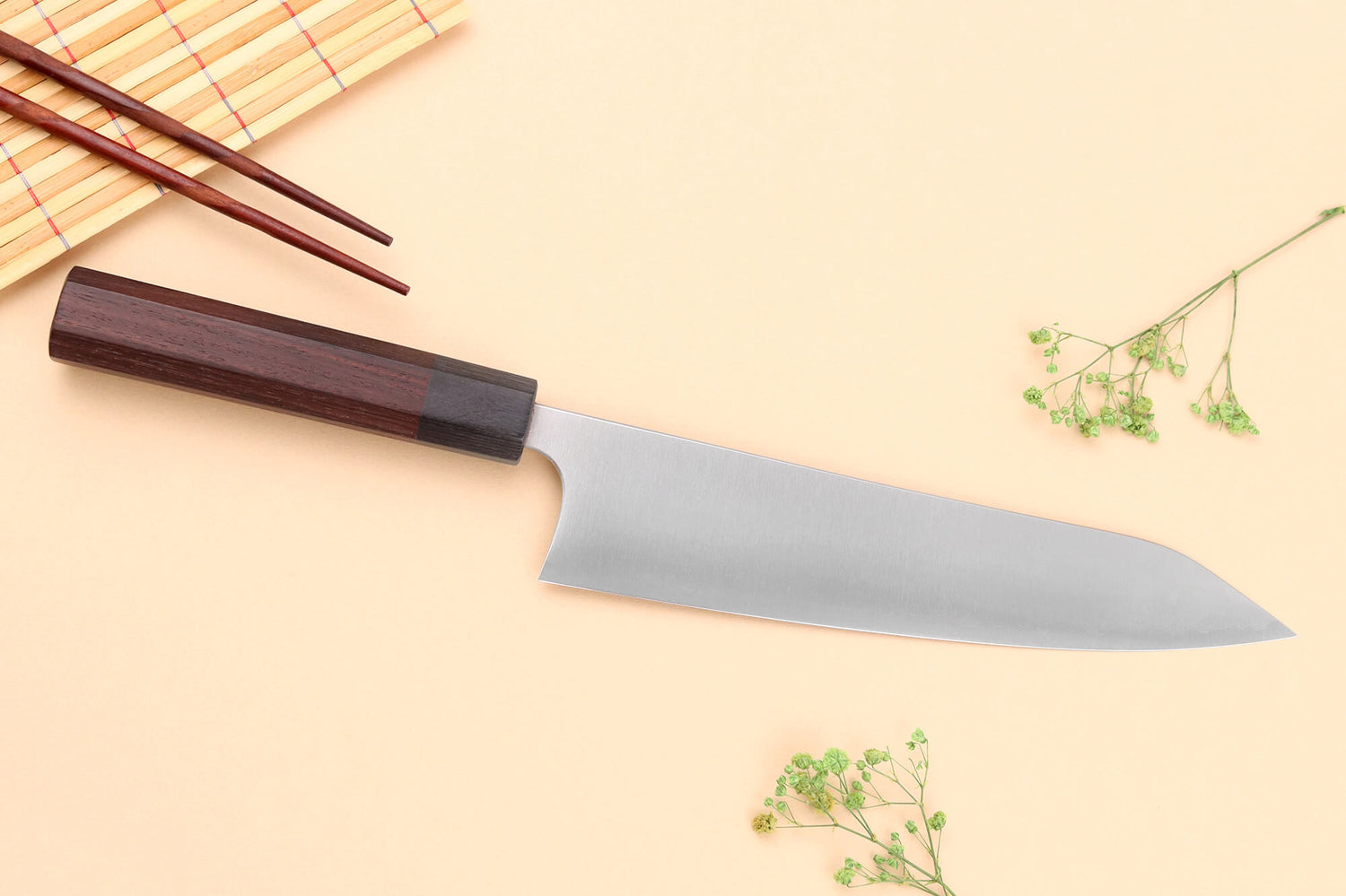 Couteau de chef japonais artisanal Shibata Koutetsu AS 21cm