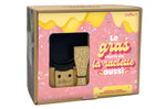 Service à raclette à la bougie Cookut Lumi pour 2 motif origami noir - Le gras c'est la vie