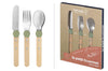 Set de couverts pour enfants Opinel Le Petit Gourmet coloris olive