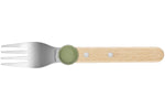 Set de couverts pour enfants Opinel Le Petit Gourmet coloris olive