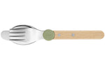 Set de couverts pour enfants Opinel Le Petit Gourmet coloris olive