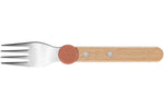 Set de couverts pour enfants Opinel Le Petit Gourmet coloris corail