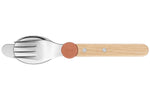 Set de couverts pour enfants Opinel Le Petit Gourmet coloris corail