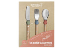 Set de couverts pour enfants Opinel Le Petit Gourmet coloris panaché