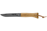 Couteau Opinel Neo6 lame 7cm Opiflex® revêtement noir manche en chêne