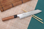 Couteau kiritsuke japonais artisanal Kagekiyo Kurumi Ginsan 24cm