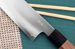 Couteau kiritsuke japonais artisanal Kagekiyo Kurumi Ginsan 24cm