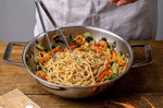 Wok Cristel Castel'Pro en acier inoxydable 18/10 3 ply avec 2 anses fixes