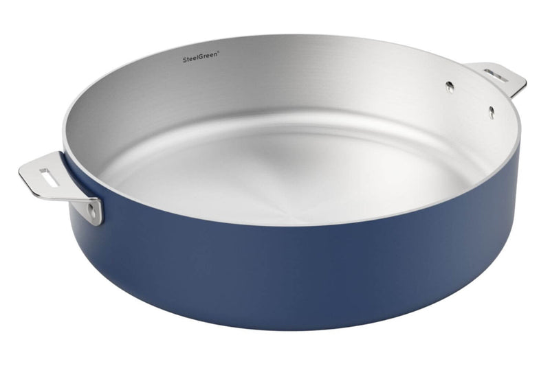 Sauteuse Cookut La Merveilleuse 28cm en acier inoxydable Steel Green® - Myrtille