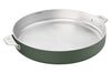 Poêle Cookut La Merveilleuse 28cm en acier inoxydable Steel Green® - Fougère