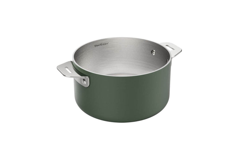 Casserole Cookut La Merveilleuse 16cm en acier inoxydable Steel Green® - Fougère