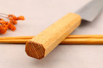 Couteau universel 13,5cm japonais artisanal Sakai Kikumori TS10 en chêne