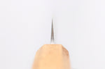 Couteau universel 13,5cm japonais artisanal Sakai Kikumori TS10 en chêne