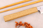 Couteau universel 13,5cm japonais artisanal Sakai Kikumori TS10 en chêne