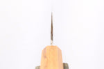Couteau santoku 16,5cm japonais artisanal Sakai Kikumori TS10 en chêne