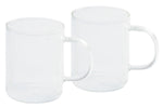 Set de 2 mugs Cristel 40cl en verre borosilicate