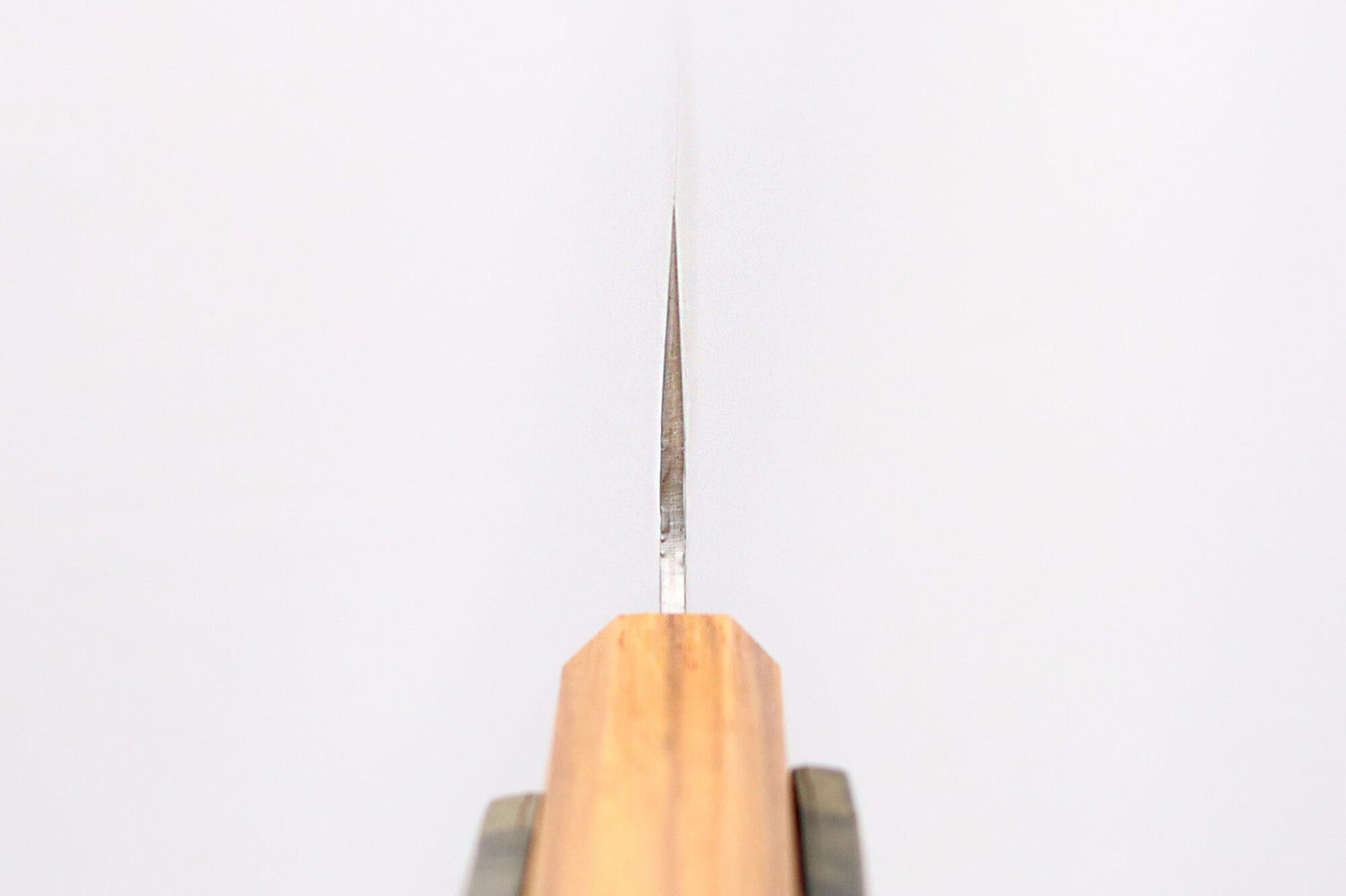 Couteau nakiri 16,5cm japonais artisanal Sakai Kikumori TS10 en chêne