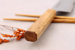 Couteau de chef 21cm japonais artisanal Sakai Kikumori TS10 en chêne