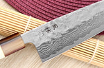 Couteau santoku 16,5cm japonais artisanal Yuzo Haruto Damas