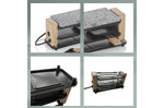 Appareil à raclette/pierrade Kela Bedretto pour 2 personnes